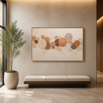 Textured Botanical Harmony