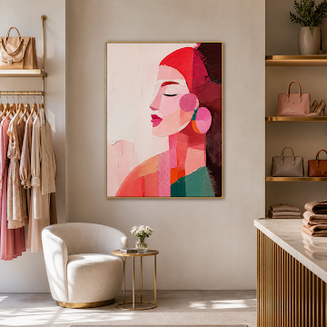 Blush Abstract Muse