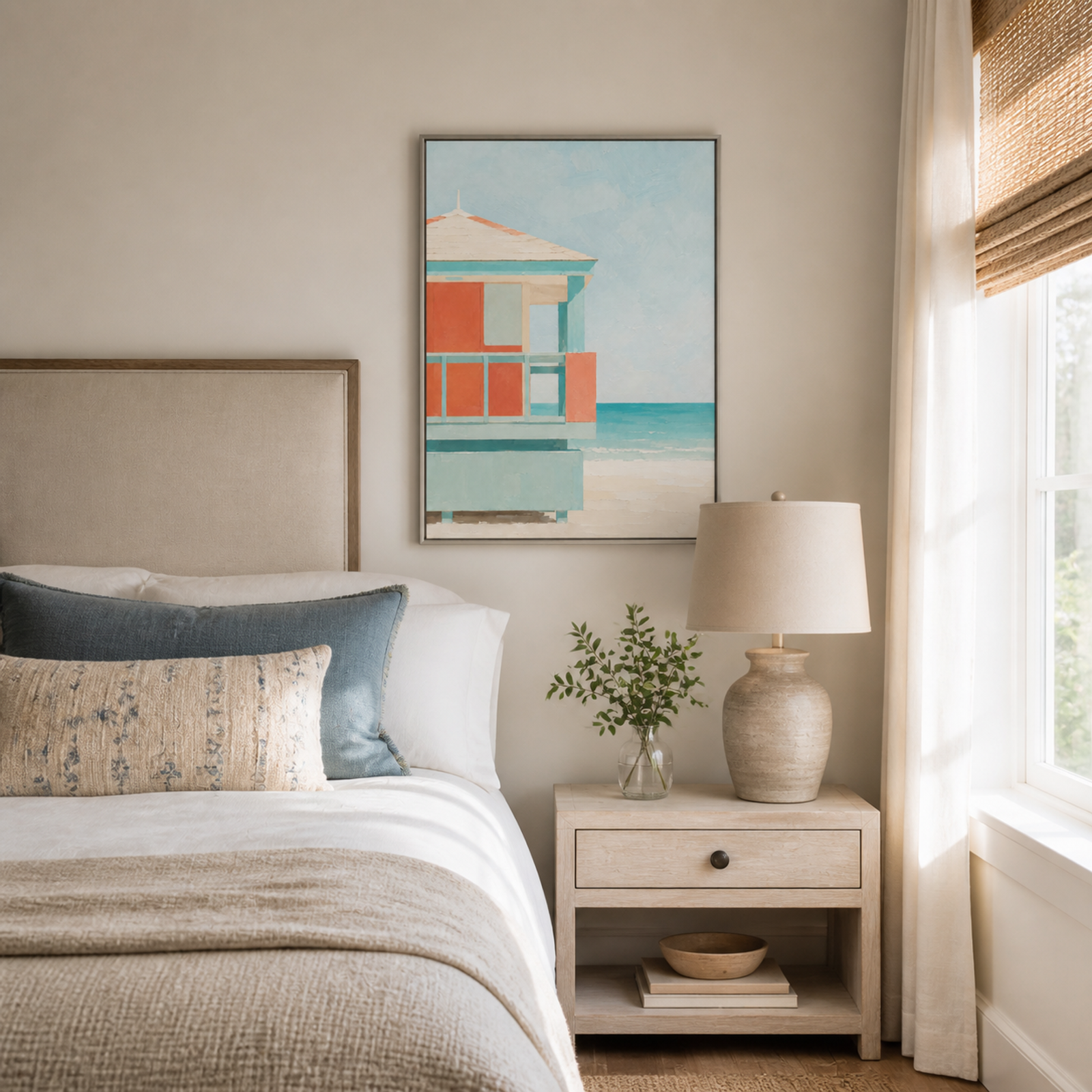 Pastel Coastal Beach House