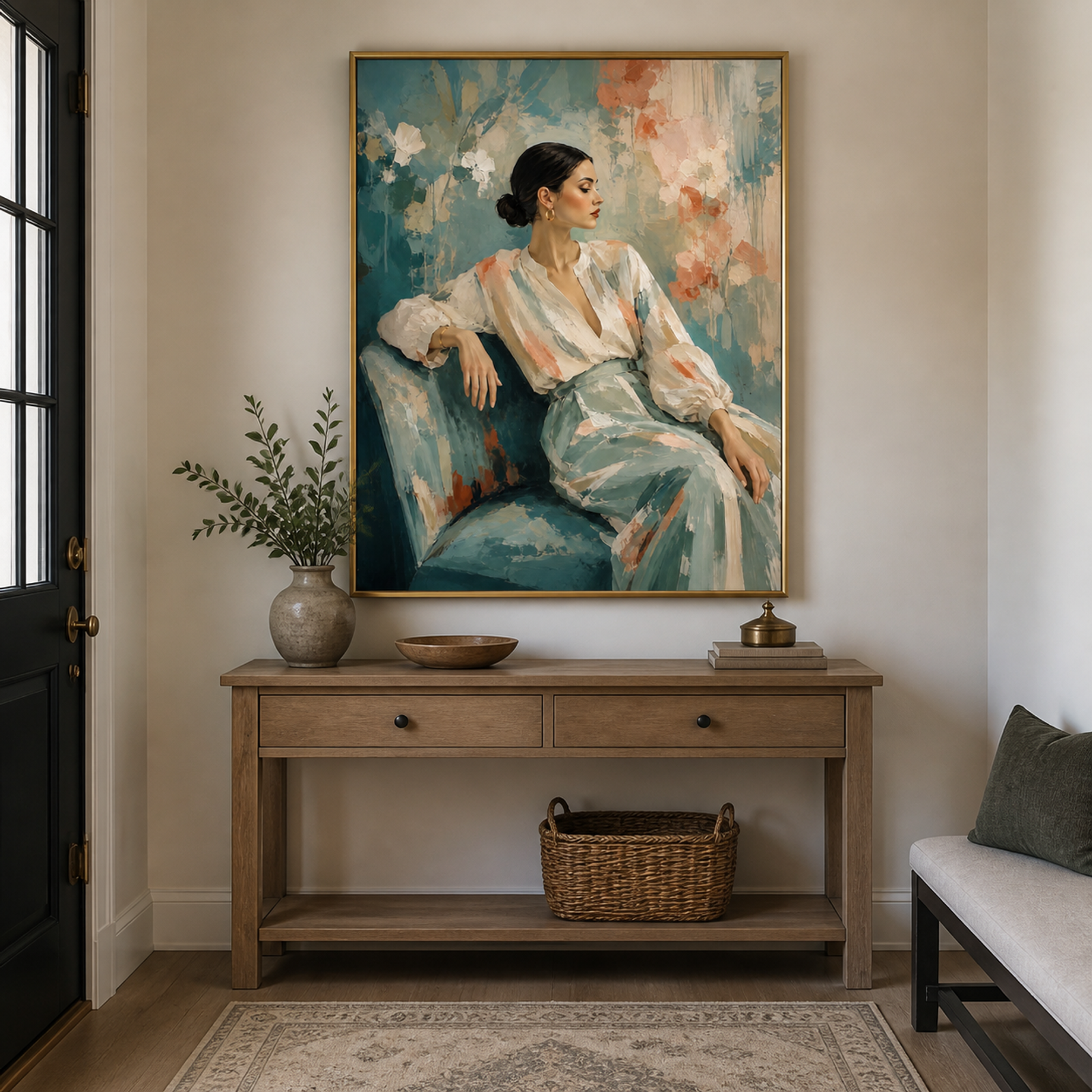 Elegant Floral Muse