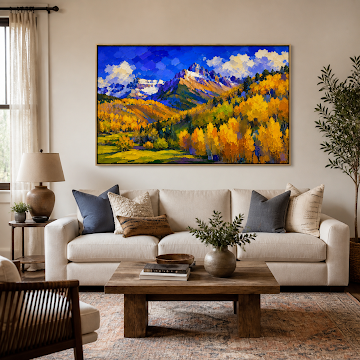 Golden Alpine Vista