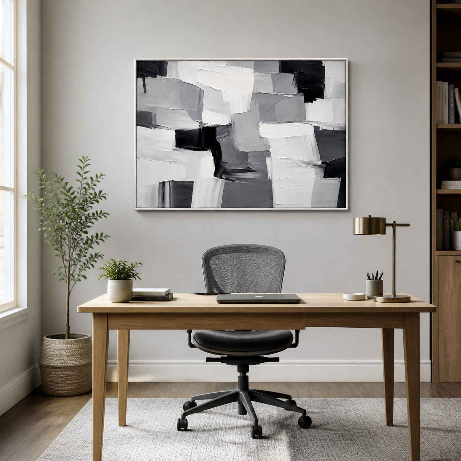 Monochrome Abstract Geometry