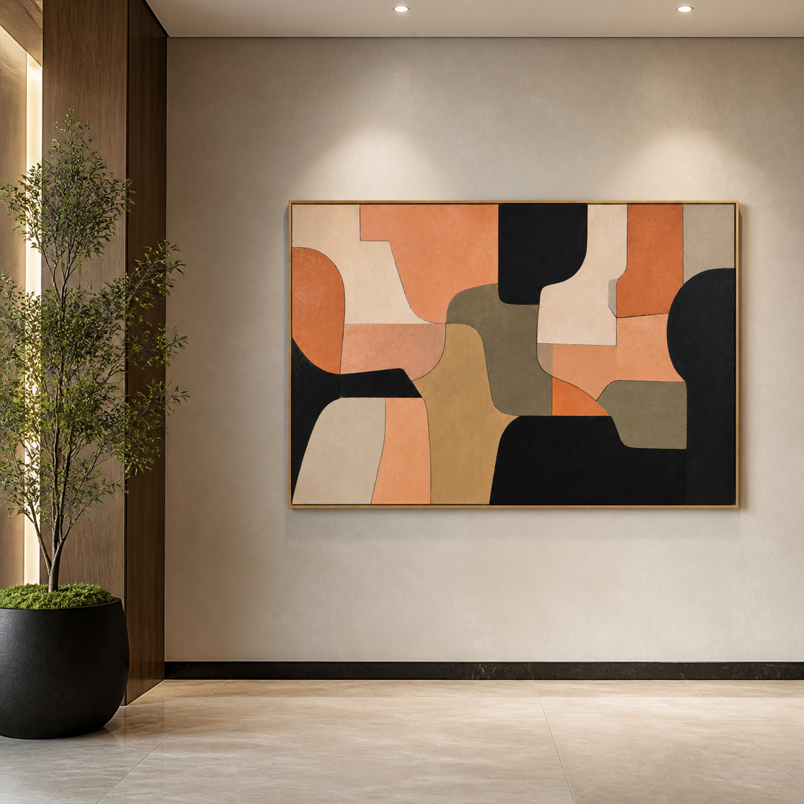 Warm Abstract Geometry