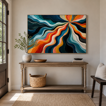 Radiant Abstract Currents