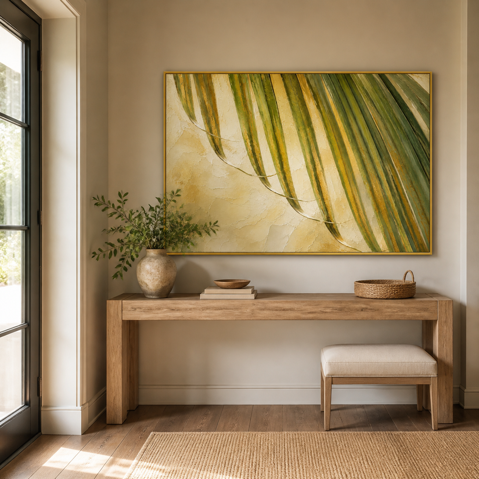 Golden Palm Serenity