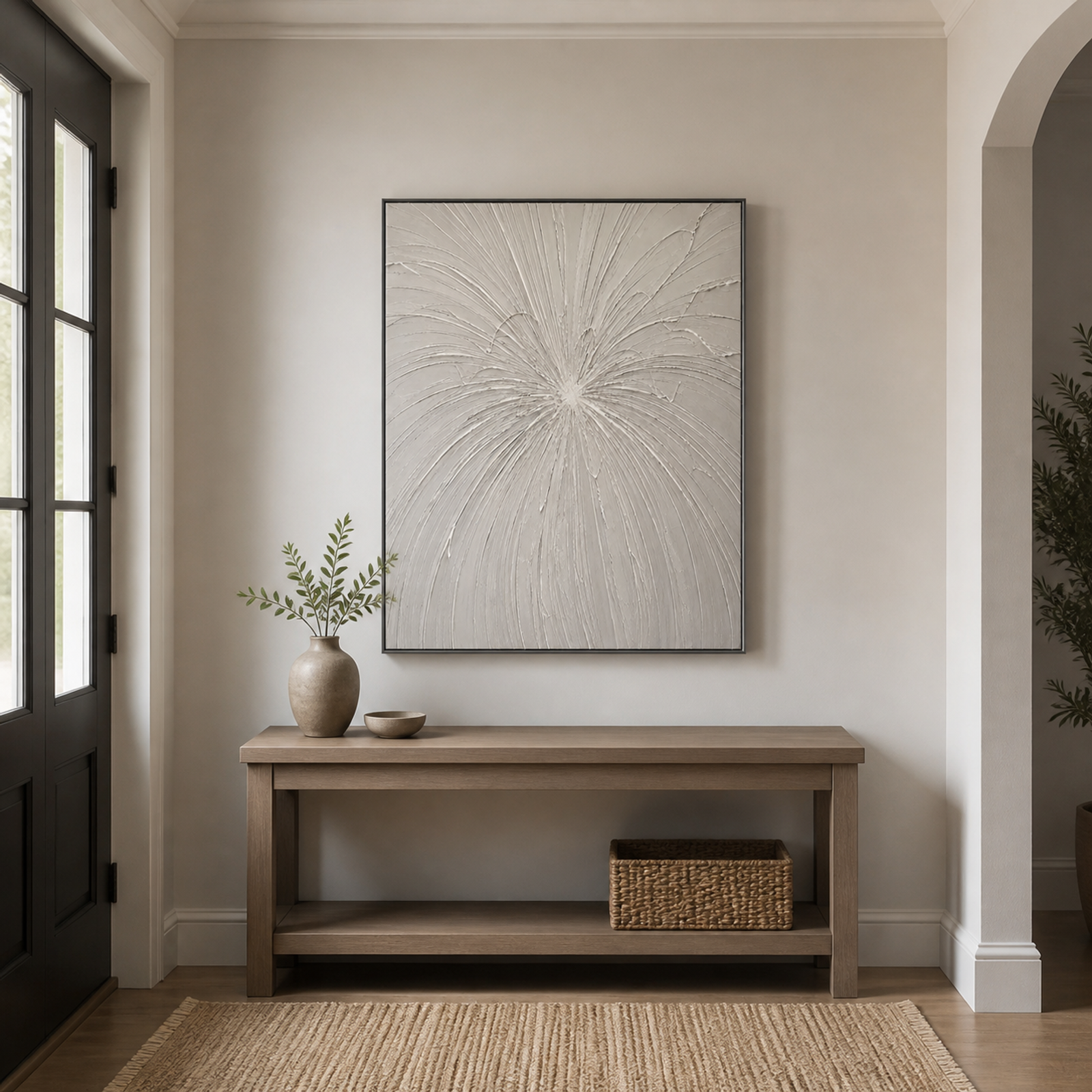 Ivory Textured Bloom