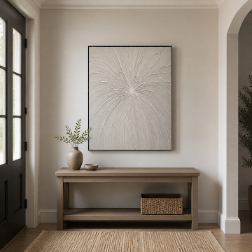Ivory Textured Bloom