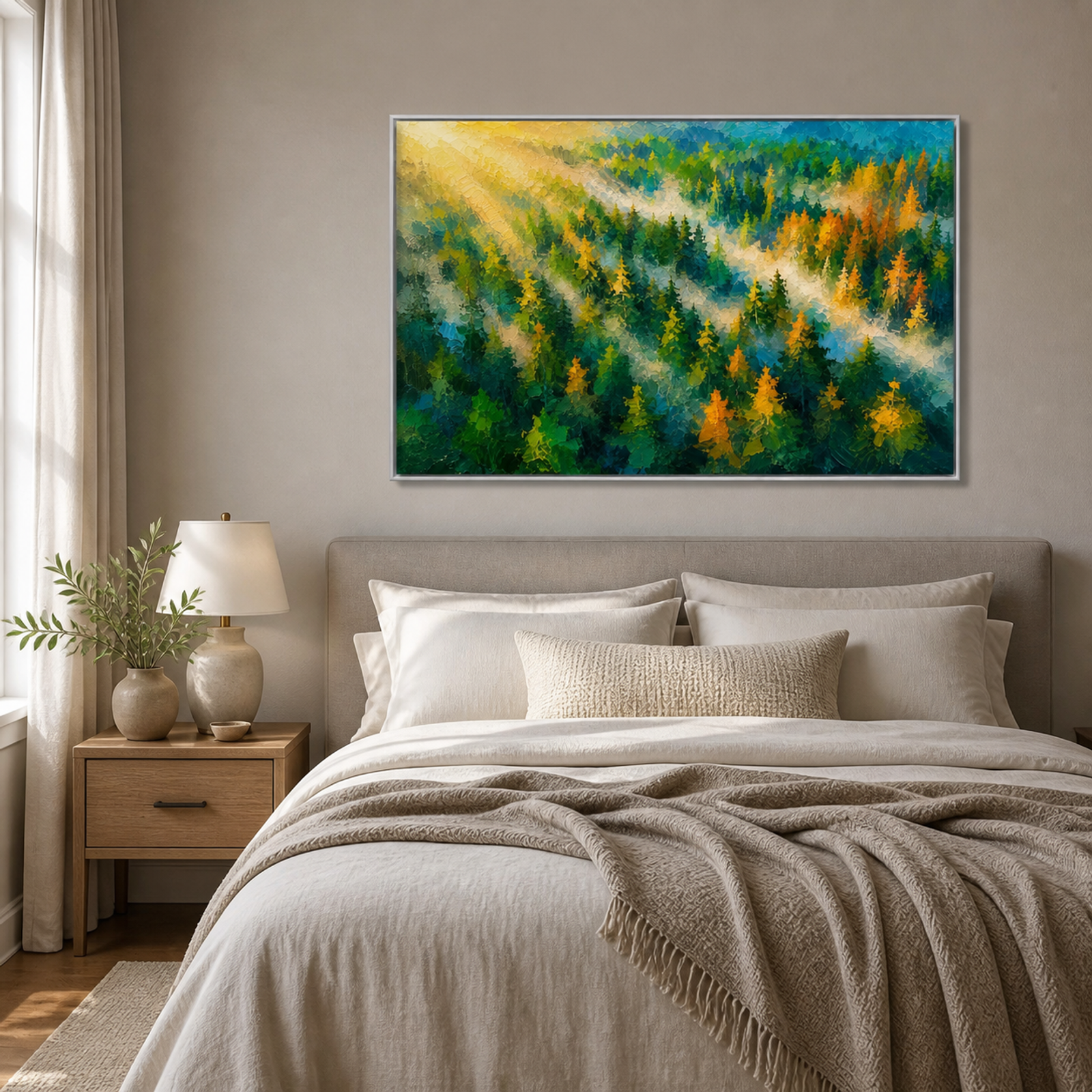 Golden Forest Mountain Light