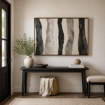 Earth Toned Abstract Stripes