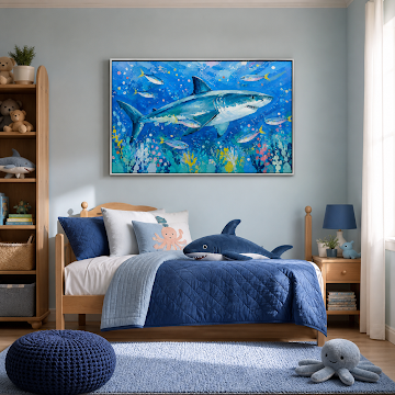 Vibrant Shark Reef