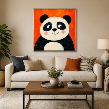 Playful Panda Smile