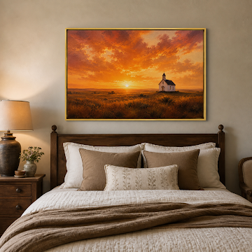 Golden Chapel Sunset