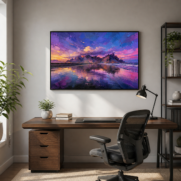 Violet Mountain Sunset
