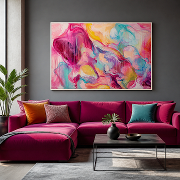 Radiant Candy Abstract