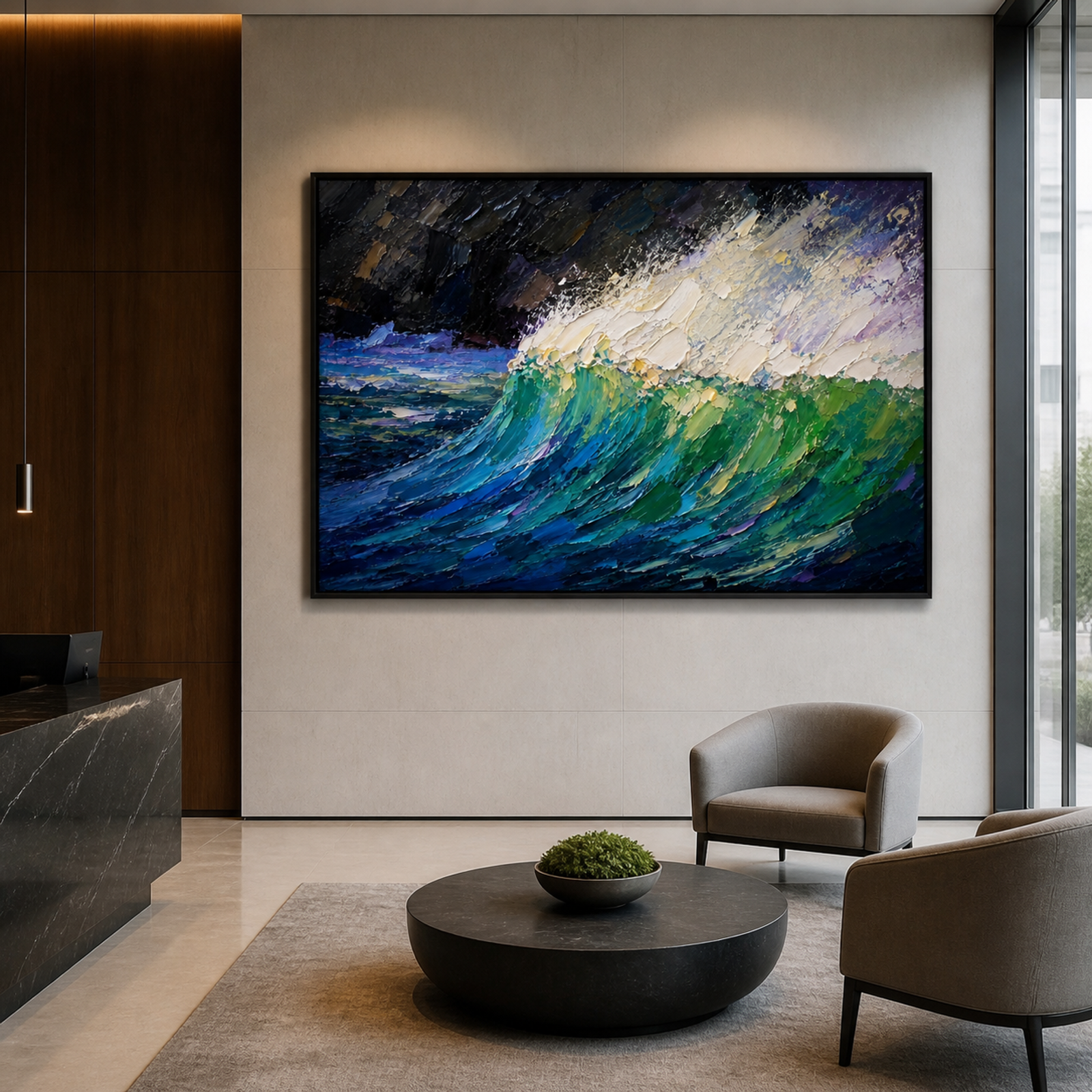 Emerald Storm Wave