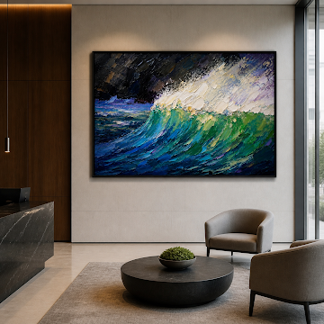 Emerald Storm Wave