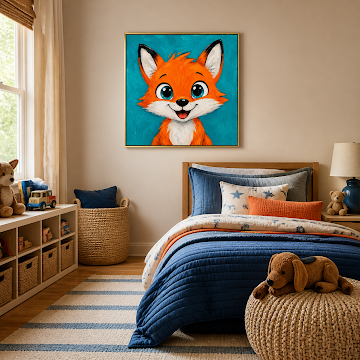 Cheerful Fox Portrait