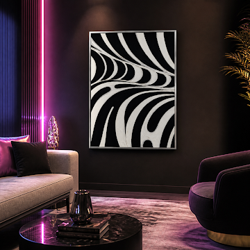 Monochrome Flow Geometry