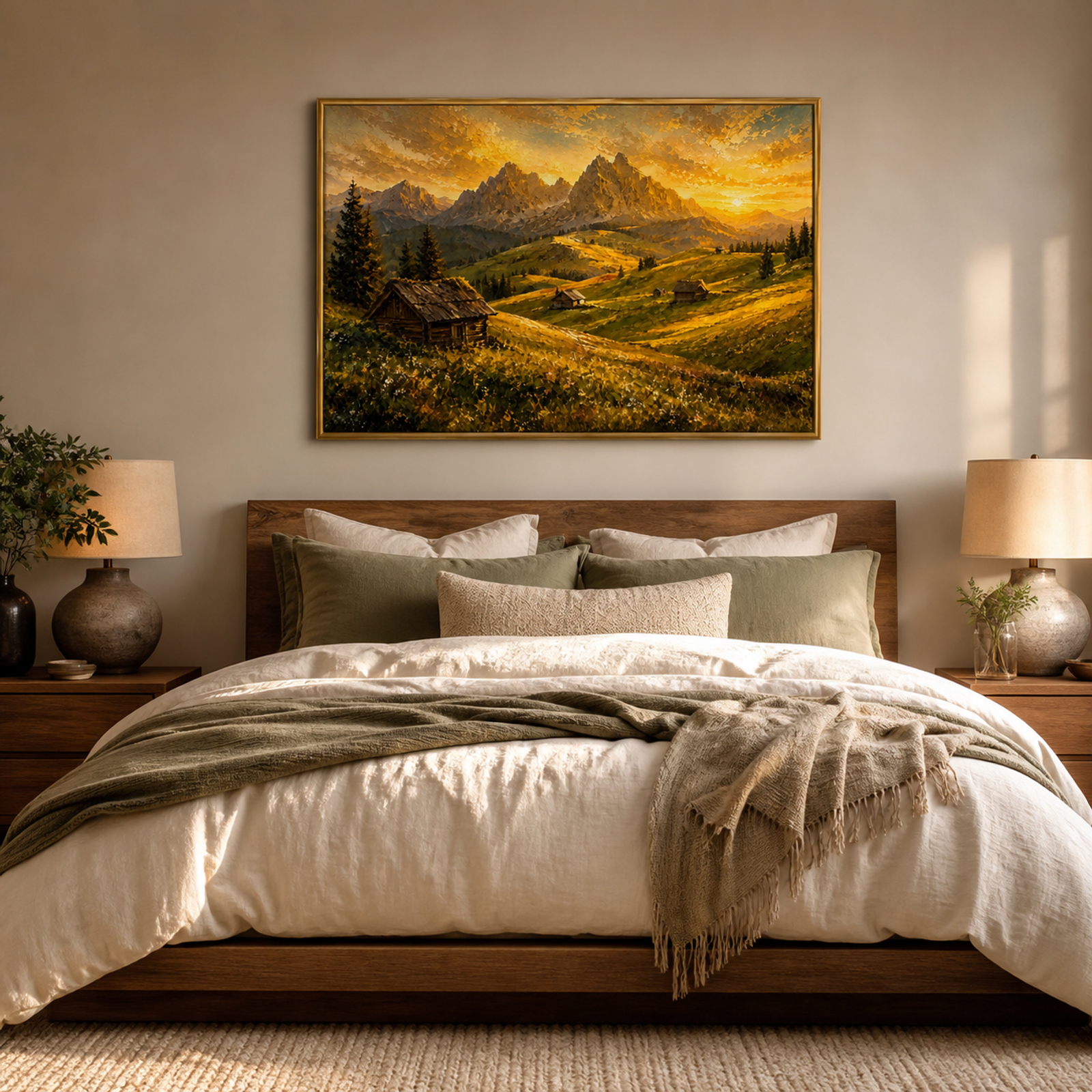 Golden Alpine Meadow
