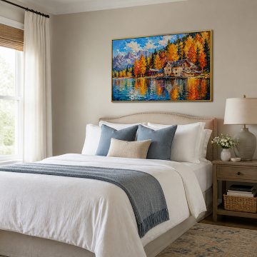 Autumn Alpine Lake Retreat