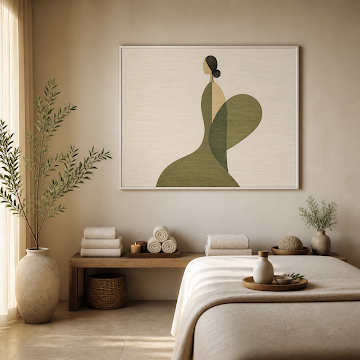 Serene Abstract Figure