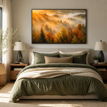 Golden Mist Forest