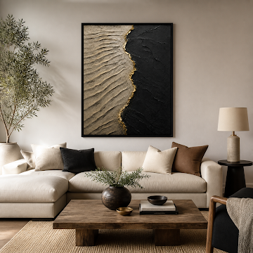 Gilded Textured Divide