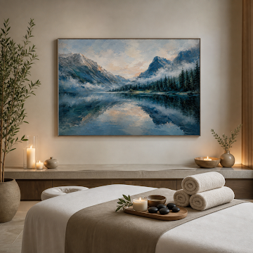 Serene Mountain Lake
