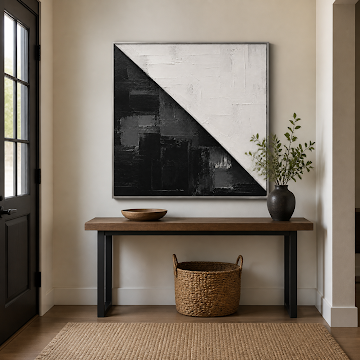 Monochrome Diagonal Geometry