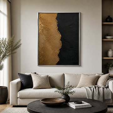 Gilded Abstract Divide