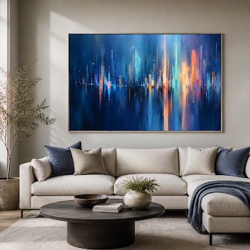Luminous City Nightscape