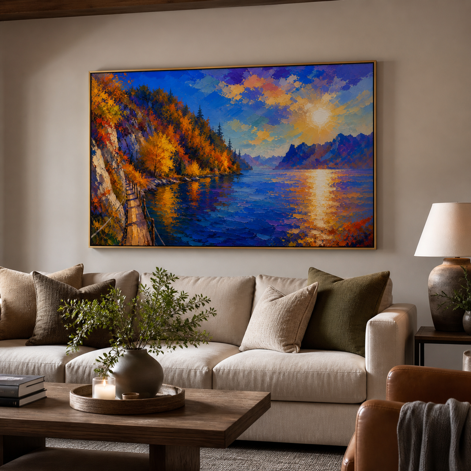 Autumn Lake Sunrise