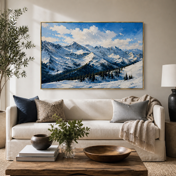 Snowy Alpine Serenity