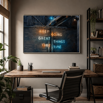 Keep Going Neon Loft