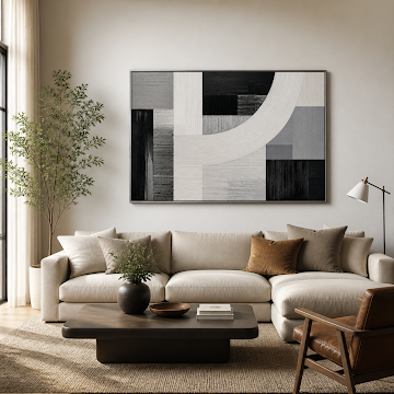 Monochrome Geometric Curve