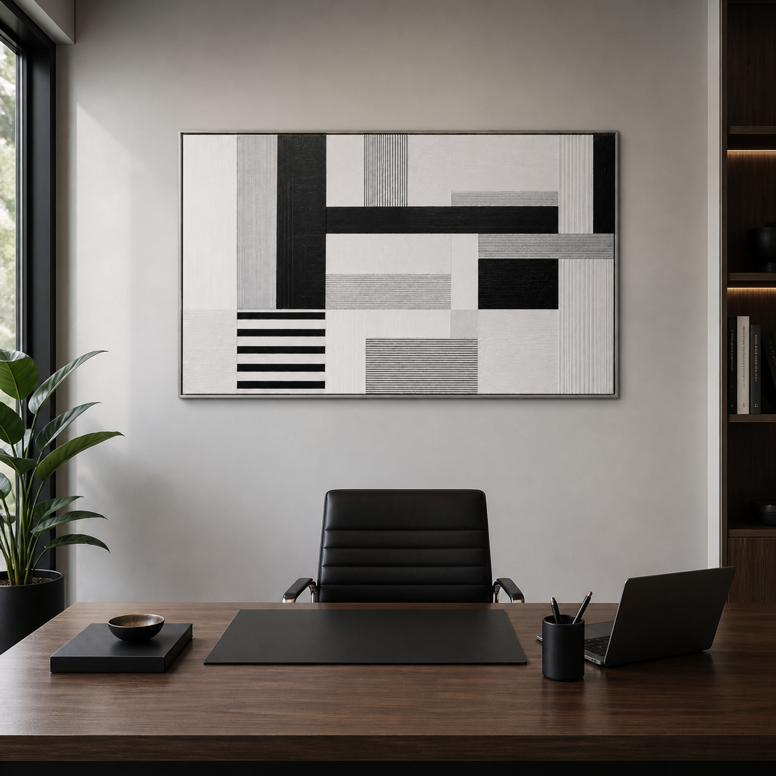 Textured Monochrome Geometry
