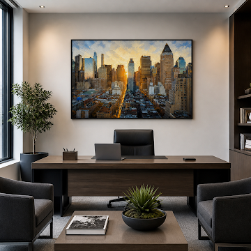 Golden City Skyline