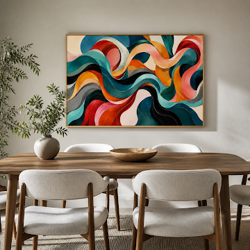 Vibrant Abstract Flow