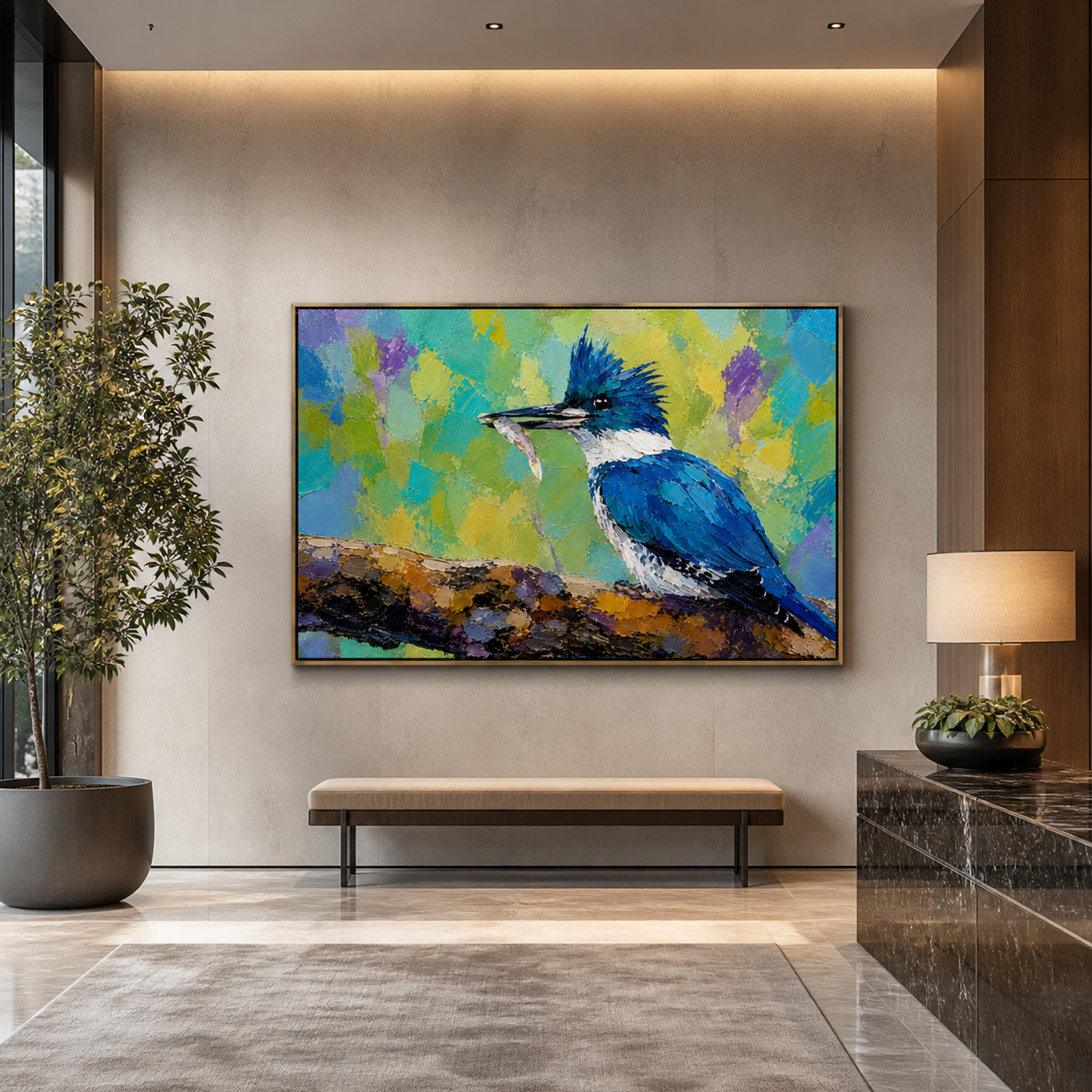 Vibrant Kingfisher Moment