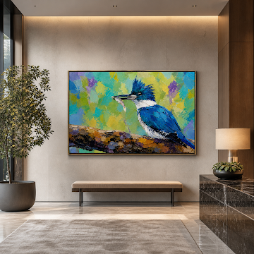 Vibrant Kingfisher Moment