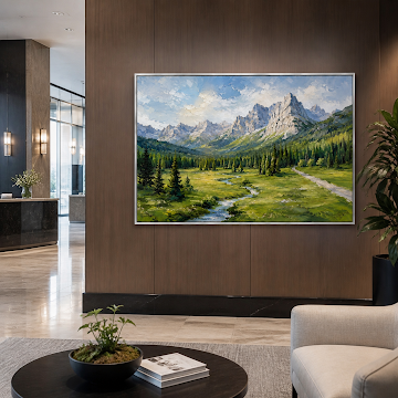 Serene Alpine Meadow