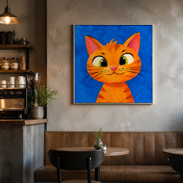 Playful Orange Cat