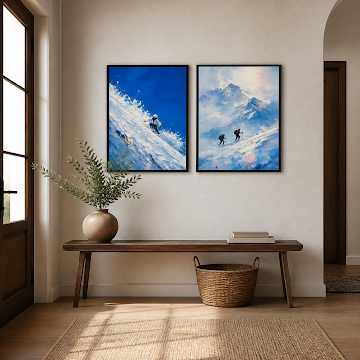 Alpine Adventure Diptych