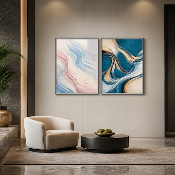Flowing Abstract Harmony