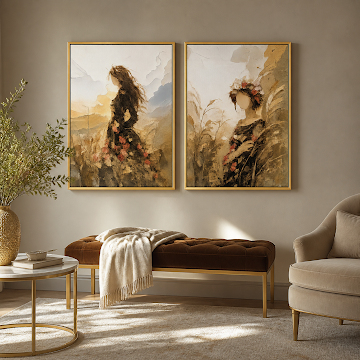 Romantic Floral Figures