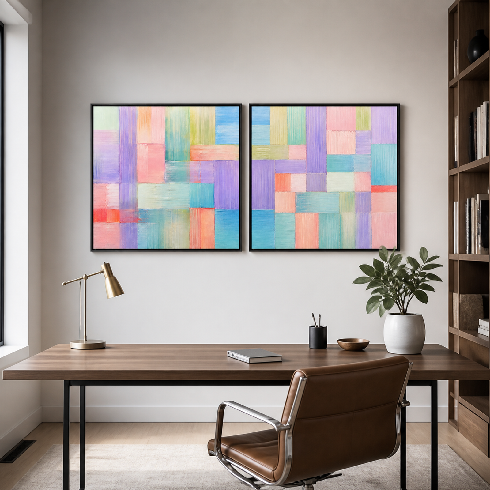 Pastel Geometric Harmony