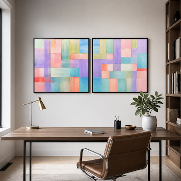 Pastel Geometric Harmony