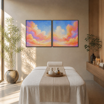Pastel Sunset Clouds