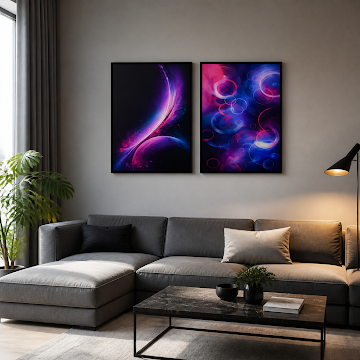 Neon Cosmic Flow