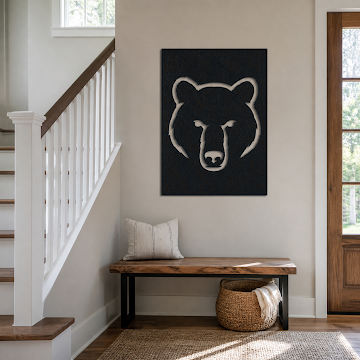 Bear Portrait, Black